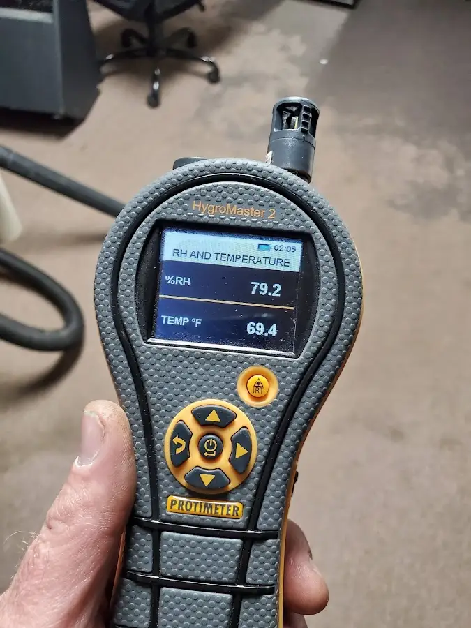 Moisture meter humidity assessment for Fire & Smoke Damage Restoration in Hernando